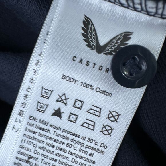 Castore Oracle Red Bull Racing Polo Shirt Mens Small Blue Regular Fit Cotton New - Picture 7 of 10